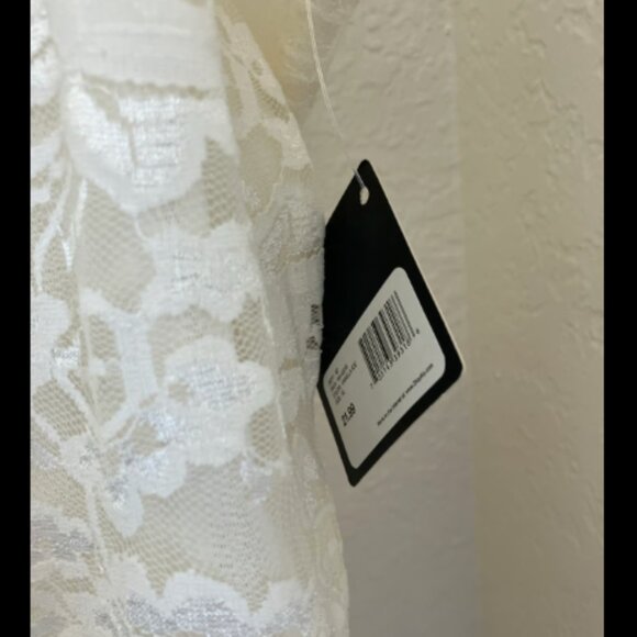 NWT Willow Bay brand size XL Ivory Colored Lacey Tank Top - Picture 4 of 4